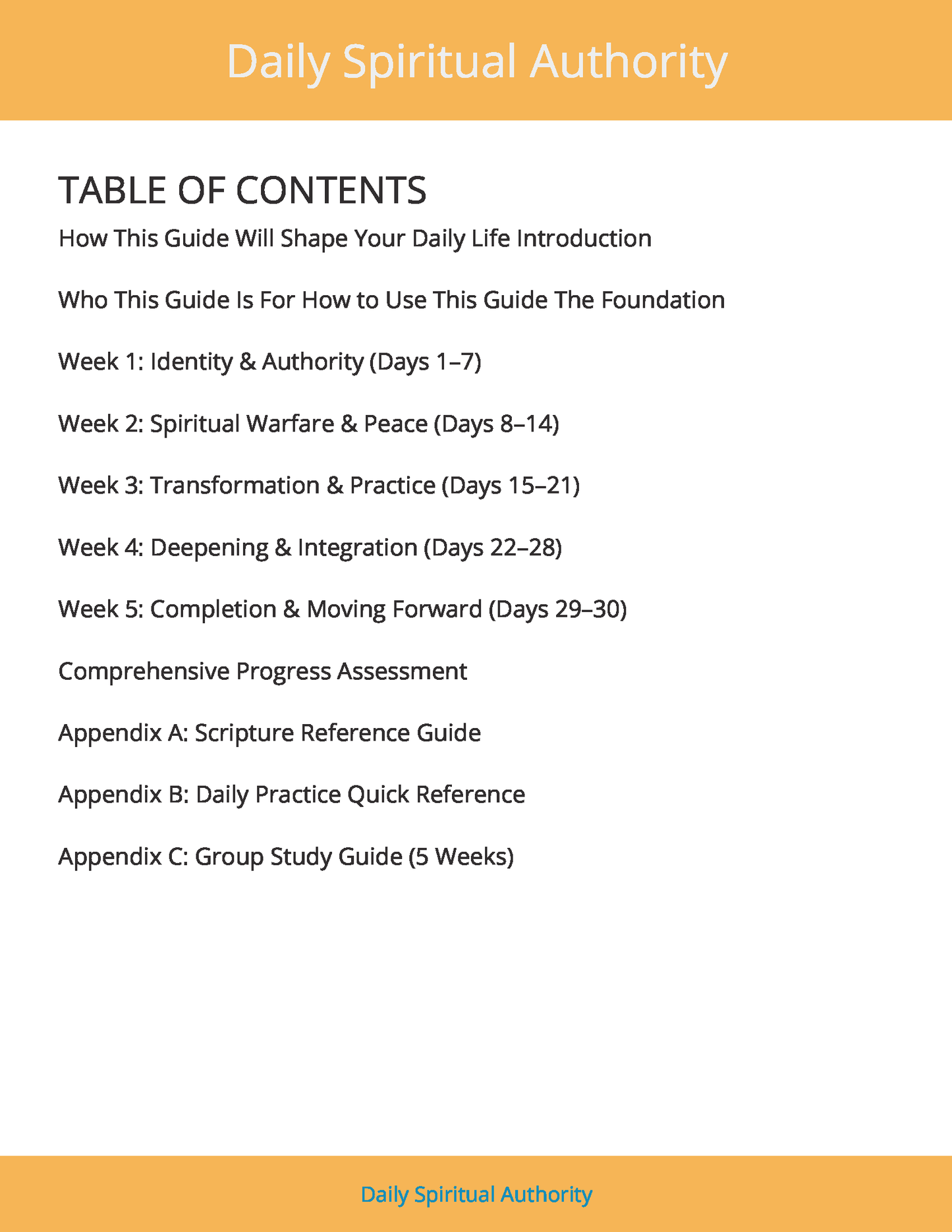 Daily Spiritual Authority: 30‑Day Formation Guide to Living From Truth, Not Emotion