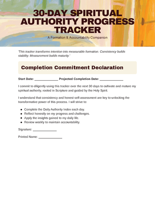 Spiritual Authority Formation System™