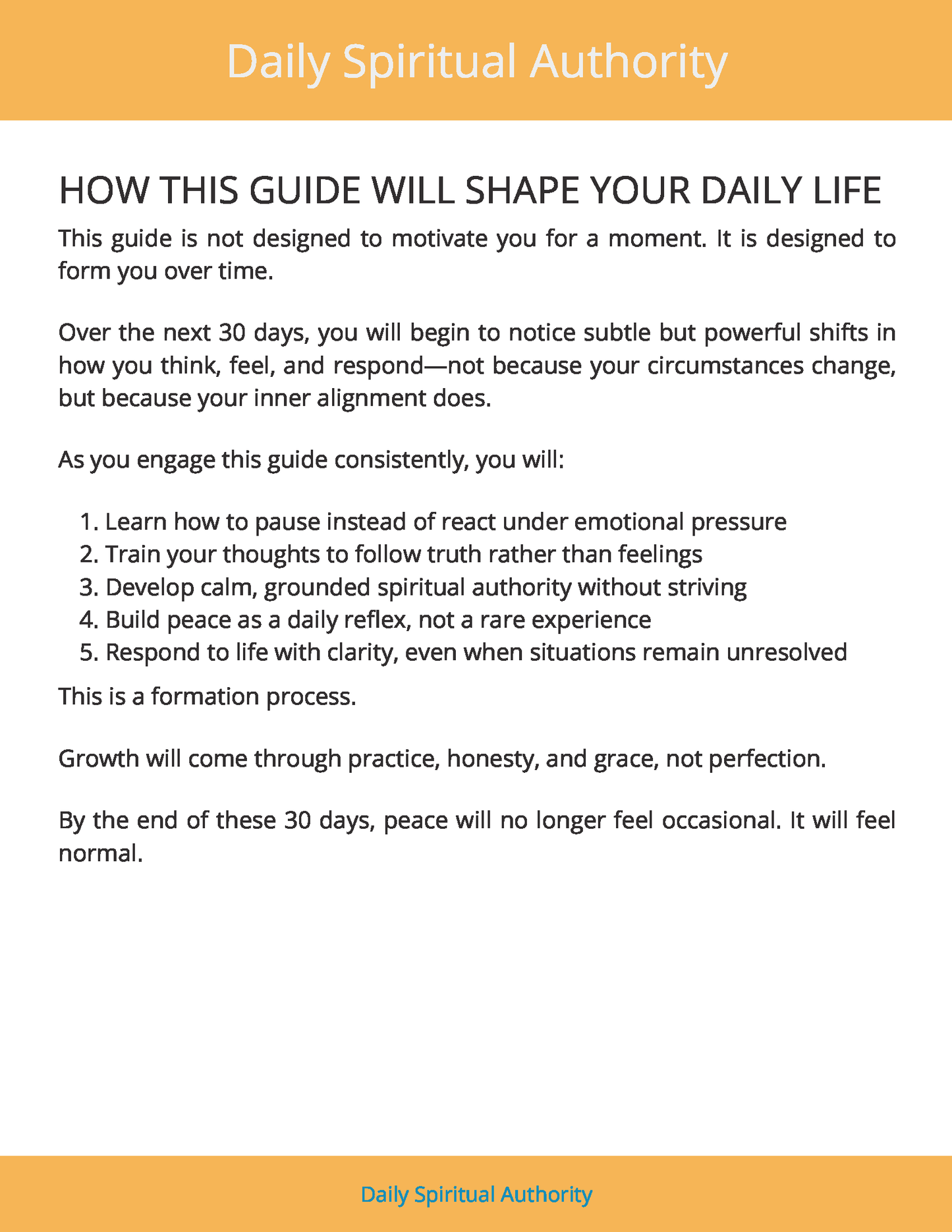 Spiritual Authority Formation System™