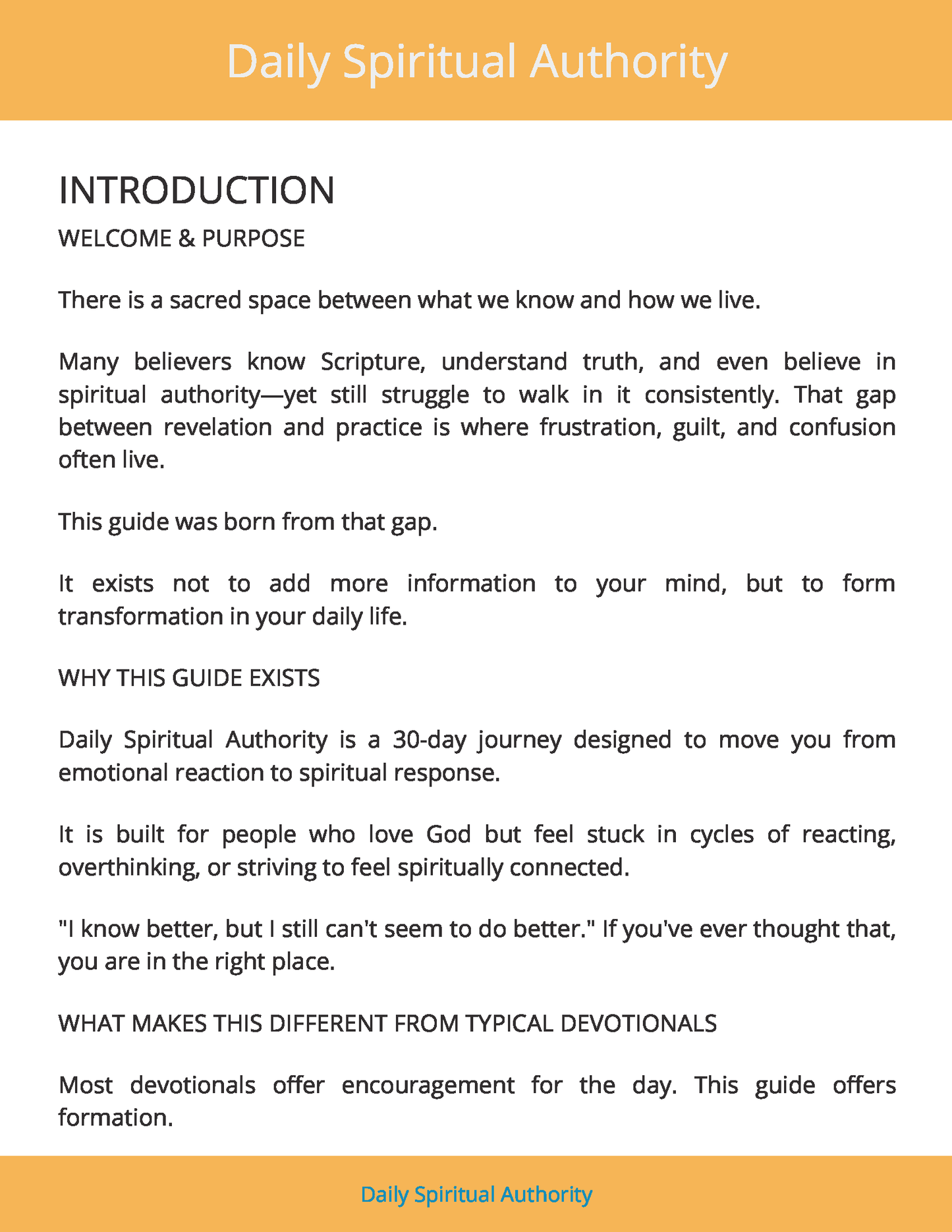 Spiritual Authority Formation System™